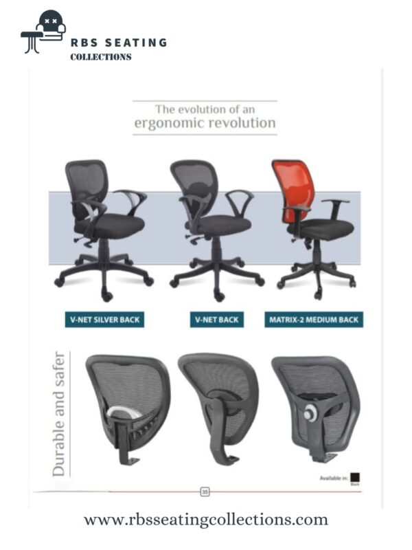 V- Net Silver Back Chair